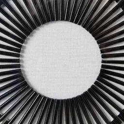 Black and White Circle Shadow Box