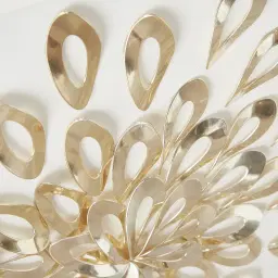 Gold Flower Shadow Box