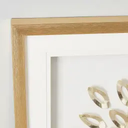 Gold Flower Shadow Box