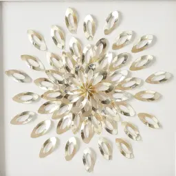 Gold Flower Shadow Box