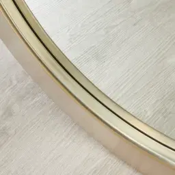 Lucinda Silver Round Mirror