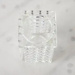 Cluster Small Crystal Glass Candle Holder