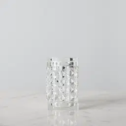 Cluster Small Crystal Glass Candle Holder