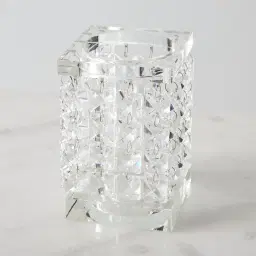 Cluster Small Crystal Glass Candle Holder