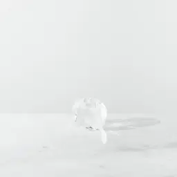 Cubic Small Crystal Glass Candle Holder
