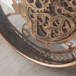 Miranda Antique Brass Colour Wall Clock