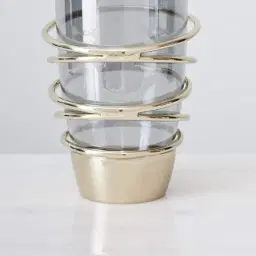 Small Black Luster Vase