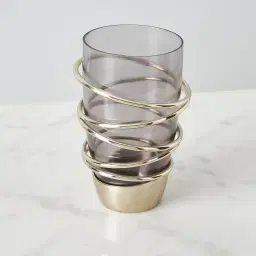 Small Black Luster Vase