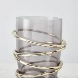 Small Black Luster Vase