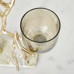 Gold Branch Candle Holder