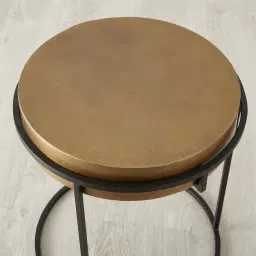 Chelsea Antique Brass Colour Side Table