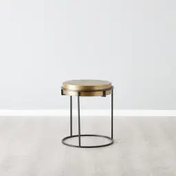 Chelsea Antique Brass Colour Side Table