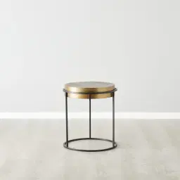 Chelsea Antique Brass Colour Side Table