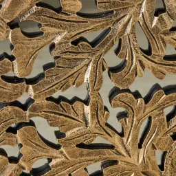 Juliette Carved Rectangle Panel 100cm x 180cm - Antique Gold 