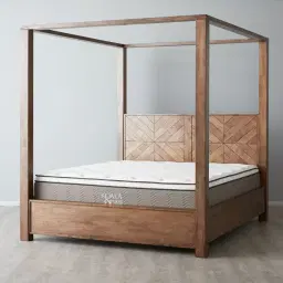 Regina Wooden Veneer King Bed