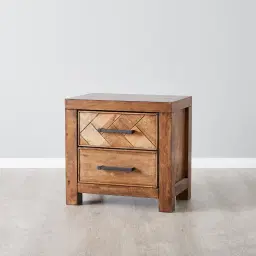 Regina Wooden Veneer Bedside Table