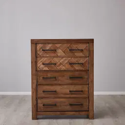 Regina Wooden Veneer Chest Drawers