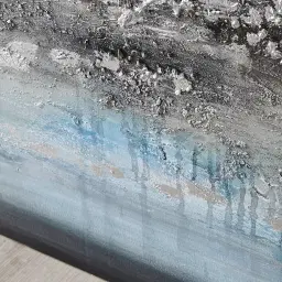 Sea Mist Abstract Painting