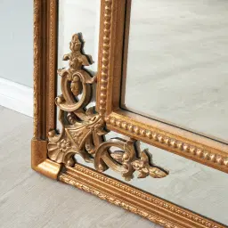 Perry Antique Gold Rectangle Mirror