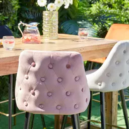 Winston Bar Stool - Pink
