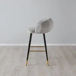 Amber Bar Stool - Grey