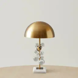 Winnie Brushed Gold Metal Table Lamp 