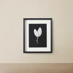 Twin Silver Leaf Shadow Box 