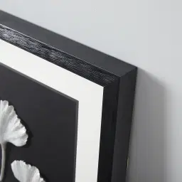 Ginkgo Silver Leaf Shadow Box 