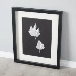 Maple Silver Leaf Shadow Box 