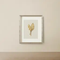 Twin Gold Leaf Shadow Box 