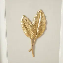 Twin Gold Leaf Shadow Box 