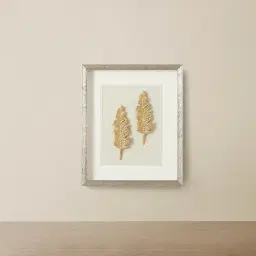 Cycas Gold Leaf Shadow Box 