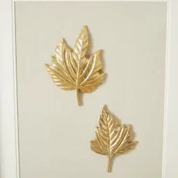 Maple Gold Leaf Shadow Box 