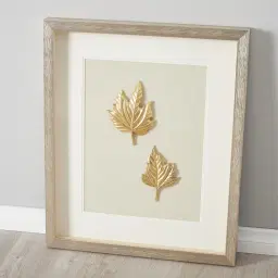 Maple Gold Leaf Shadow Box 