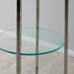 Ruby Tiered Shelf - Silver