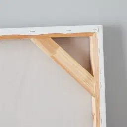 Vermillion Accent Abstract Painting