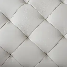 Regal Cream Leather 3-Seater Sofa 