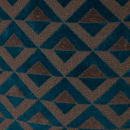 Errol Black Patterned Vegan Leather Dining Chair