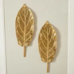 Sallow II Gold Leaf Shadow Box 