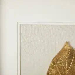 Sallow II Gold Leaf Shadow Box 