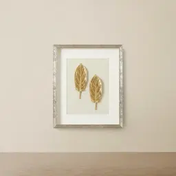 Sallow II Gold Leaf Shadow Box 
