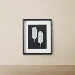 Banana II Silver Leaf Shadow Box 