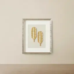 Banana II Gold Leaf Shadow Box