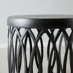Evelyn Black Side Table