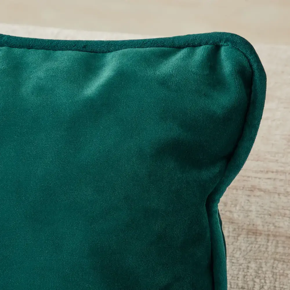 Vogue Peacock Velvet Cushion