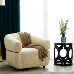 Coco Black Birchwood Side Table