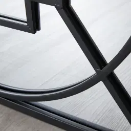 Myrtle Black Square Mirror