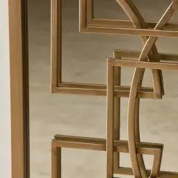 Buchannan Rectangle Mirror - Antique Gold