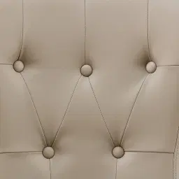 Viktor Stone Beige Vegan Leather Dining Chair