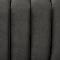 Astoria III Charcoal Velvet 3-Seater Sofa 